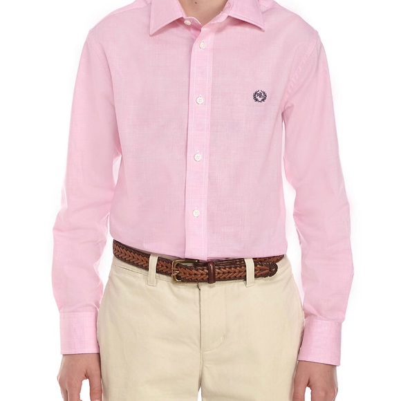Lauren Ralph Lauren Cotton Oxford Shirt boy 14